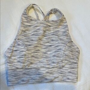 Women's Striped Sports Bra